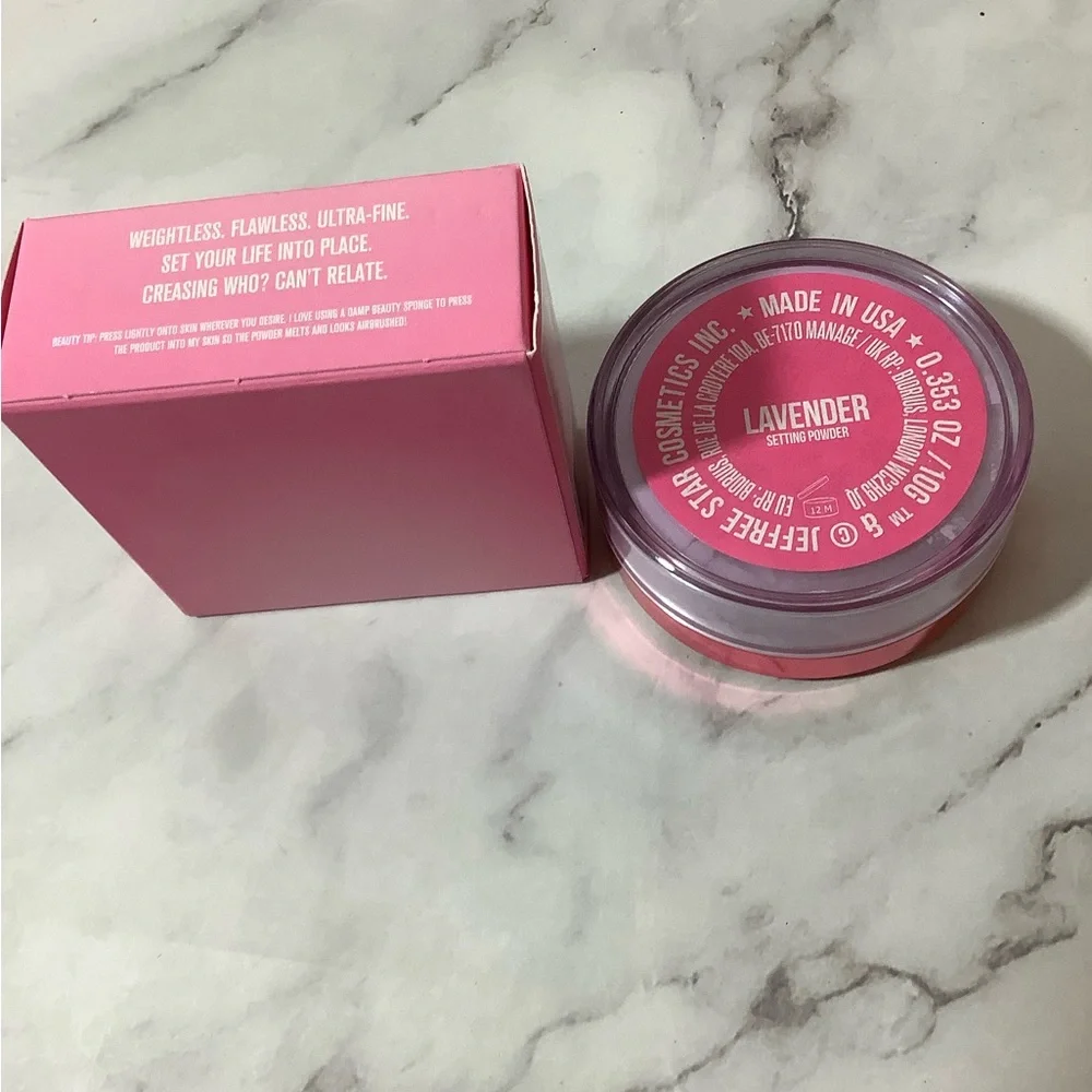 New Jeffree Star Luminous Setting Powder Lavender